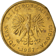 Moneta, Polonia, 2 Zlote, 1987, Warsaw, MB+, Ottone, KM:80.2