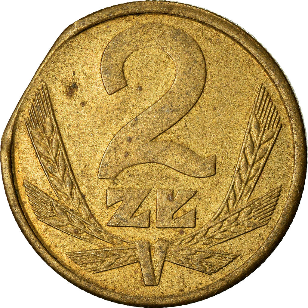 Moneta, Polonia, 2 Zlote, 1987, Warsaw, MB+, Ottone, KM:80.2