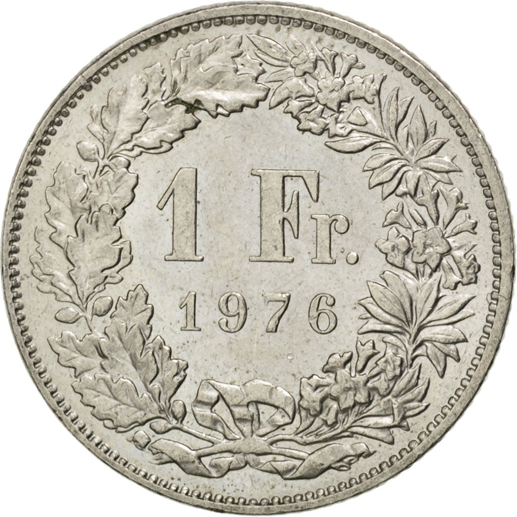 Suisse, Confédération Helvétique, 1 Franc 1976, KM 24a.1