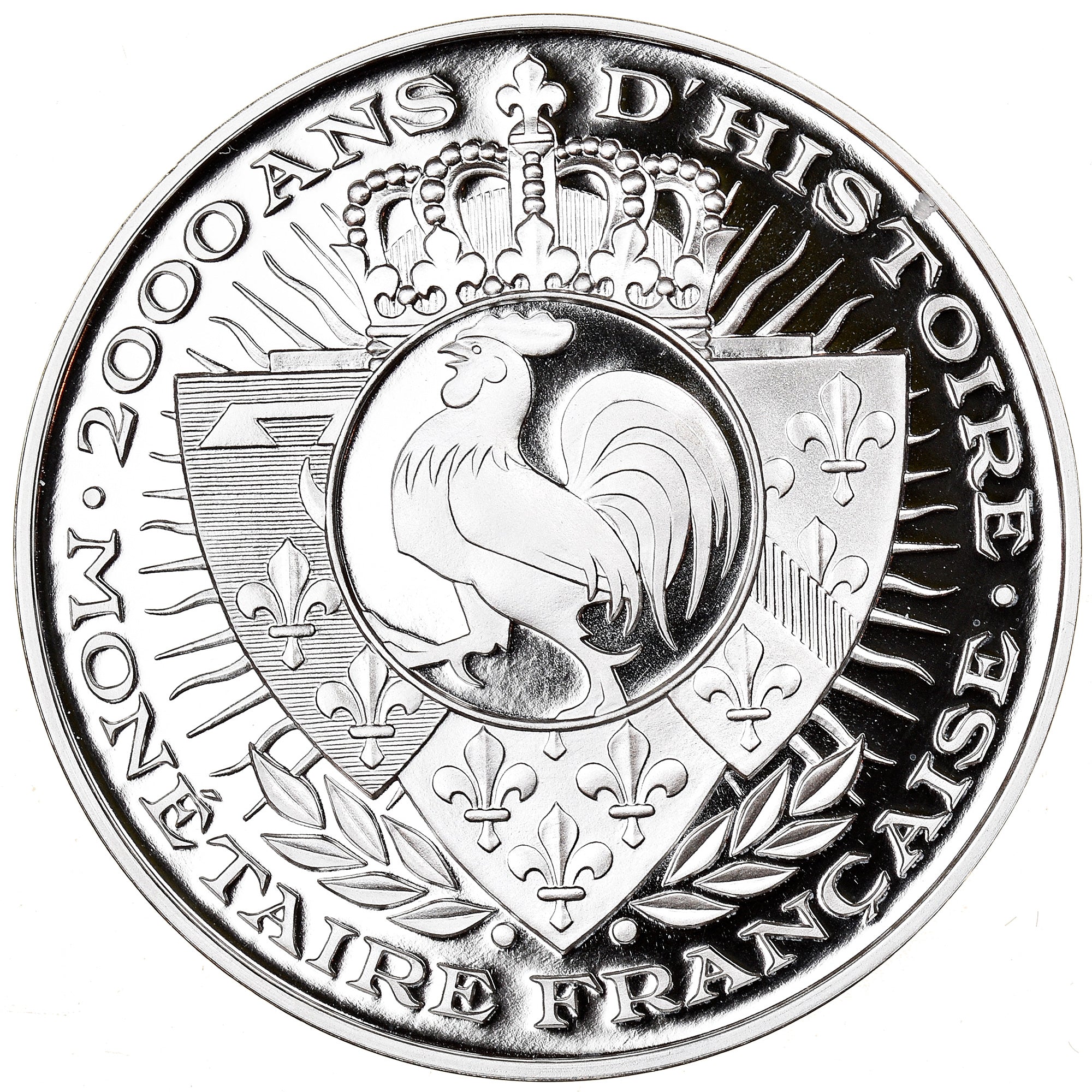 France, Medal, Histoire Monétaire, Gros Tournois, MS(65-70), Silver