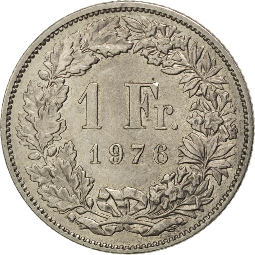 Svizzera, Franc, 1976, Bern, SPL-, Rame-nichel, KM:24a.1