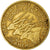 Moneda, Estados africanos ecuatoriales, 10 Francs, 1969, Paris, BC+, Aluminio -
