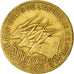 Coin, Central African States, 25 Francs, 1975, Paris, VF(30-35)