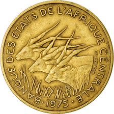 Coin, Central African States, 25 Francs, 1975, Paris, VF(30-35)