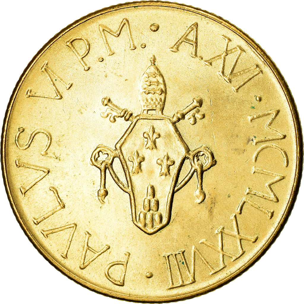 Moneda, CIUDAD DEL VATICANO, Paul VI, 200 Lire, 1978, EBC, Aluminio - bronce