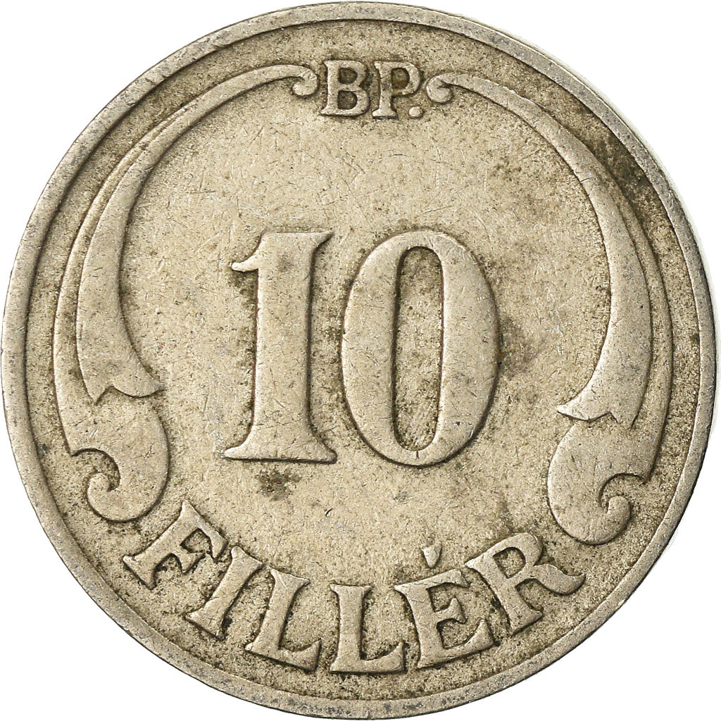 Moneta, Ungheria, 10 Filler, 1926, Budapest, BB, Rame-nichel, KM:507