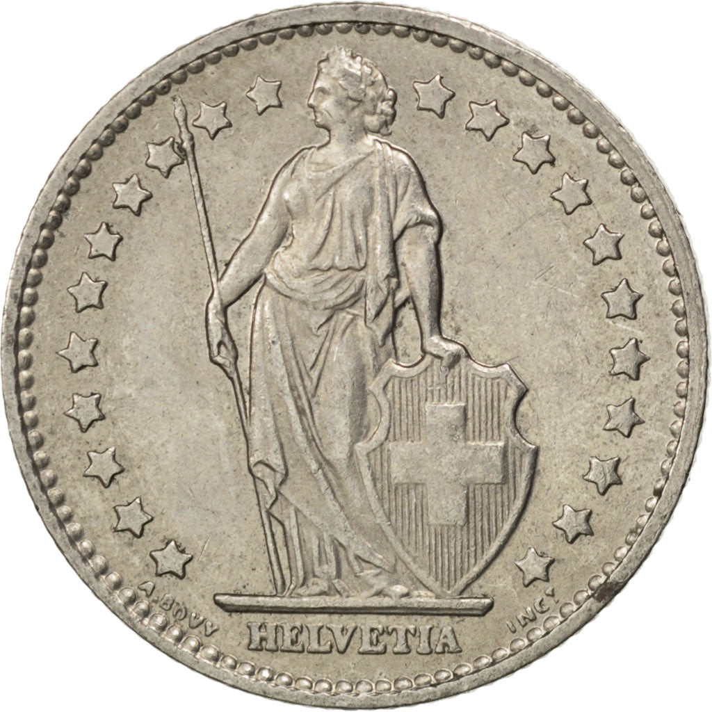 Suisse, Confédération Helvétique, 1 Franc 1974, KM 24a.1