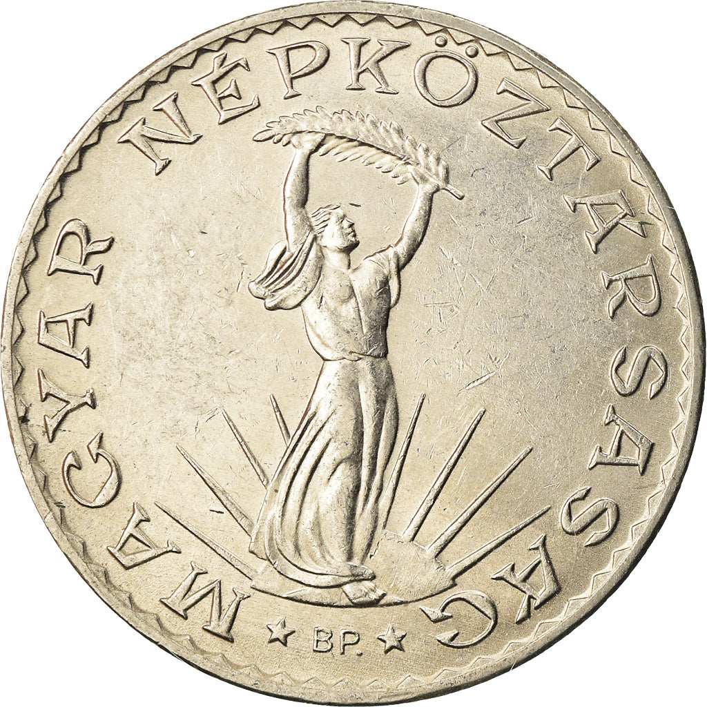 Coin, Hungary, 10 Forint, 1979, EF(40-45), Nickel, KM:595