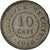 Moneda, Bélgica, 10 Centimes, 1915, BC+, Cinc, KM:81