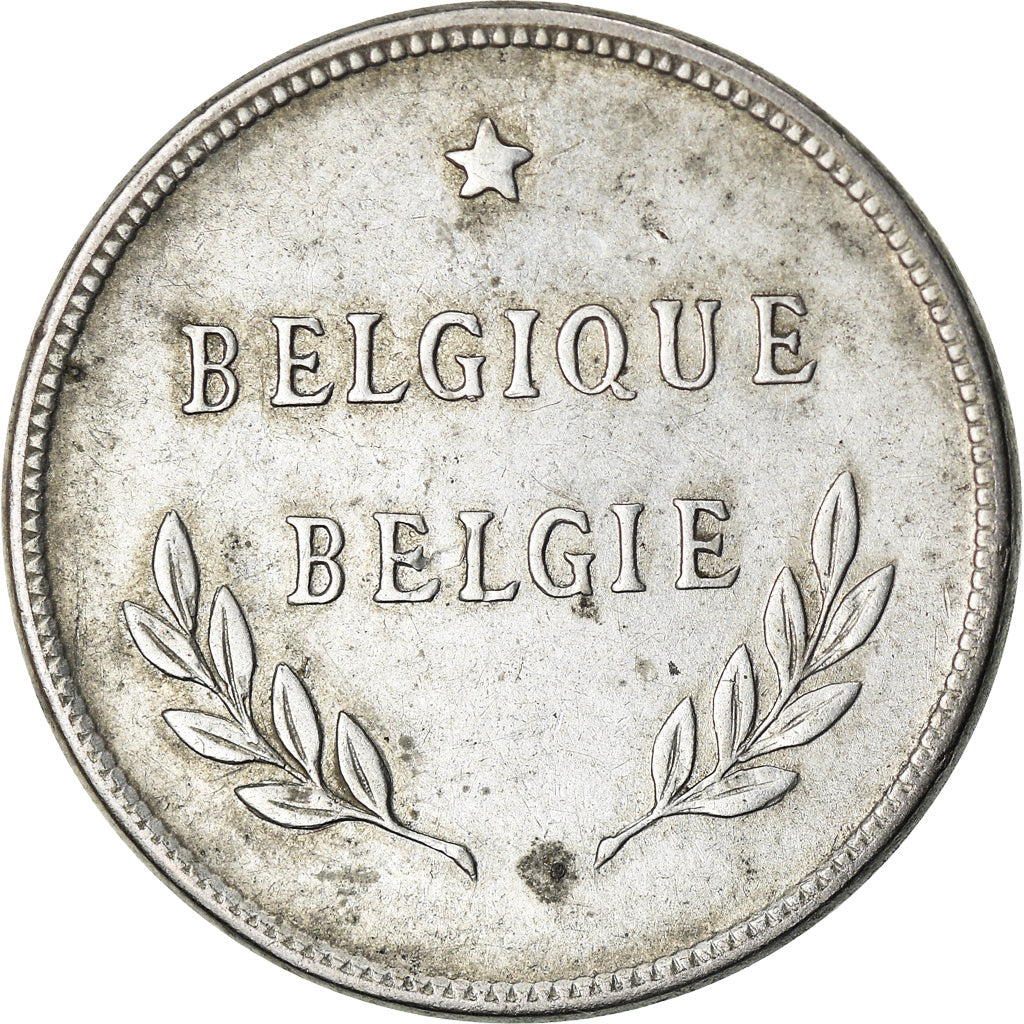 Munten, België, 2 Francs, 2 Frank, 1944, ZF, Zinc Coated Steel, KM:133