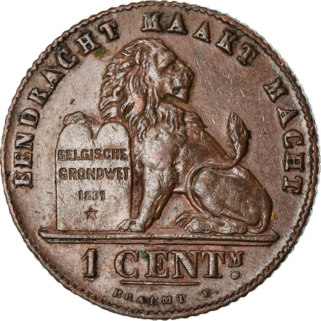 Coin, Belgium, Centime, 1912, EF(40-45), Copper, KM:77