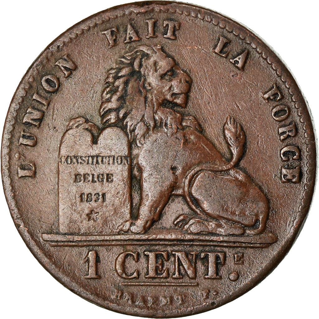 Coin, Belgium, Leopold II, Centime, 1901, EF(40-45), Copper, KM:33.1