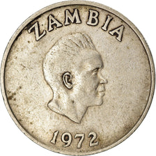 Munten, Zambia, 10 Ngwee, 1972, British Royal Mint, FR+, Copper-Nickel-Zinc