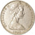 Moneta, Nowa Zelandia, Elizabeth II, 20 Cents, 1967, EF(40-45), Miedź-Nikiel