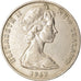 Monnaie, Nouvelle-Zélande, Elizabeth II, 20 Cents, 1967, TTB, Copper-nickel