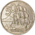 Moeda, Nova Zelândia, Elizabeth II, 50 Cents, 1967, EF(40-45), Cobre-níquel