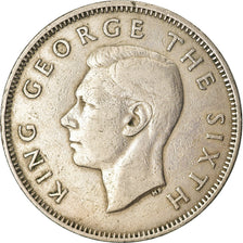 Moneta, Nuova Zelanda, George VI, Florin, 1948, BB, Rame-nichel, KM:18