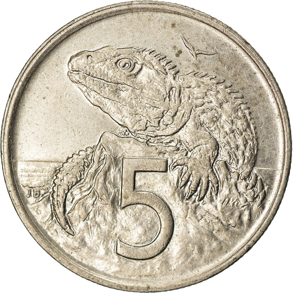 Münze, Neuseeland, Elizabeth II, 5 Cents, 1978, SS, Copper-nickel, KM:34.1