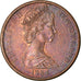 Moneda, Nueva Zelanda, Elizabeth II, Cent, 1984, MBC, Bronce, KM:31.1