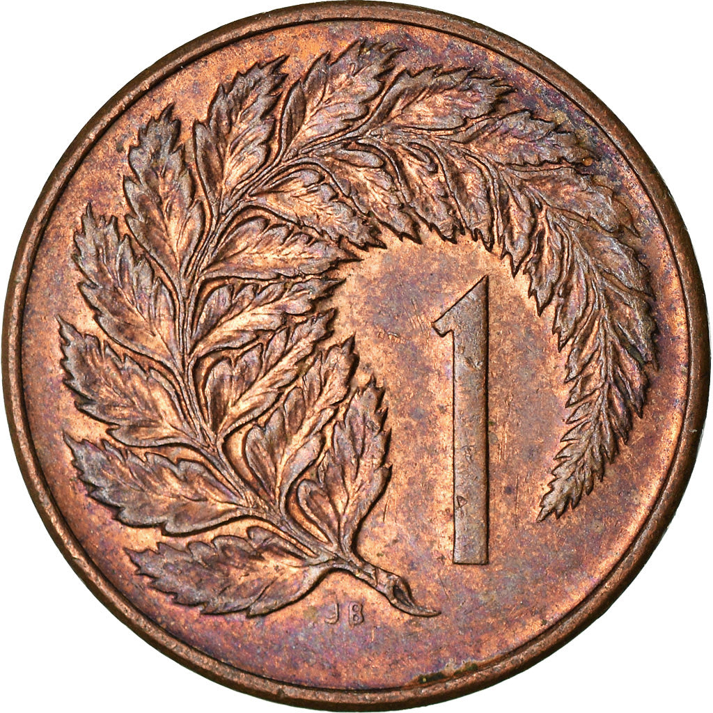 Moneda, Nueva Zelanda, Elizabeth II, Cent, 1984, MBC, Bronce, KM:31.1