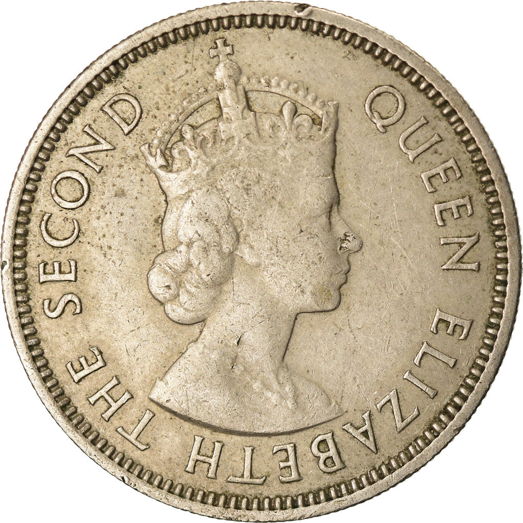 Coin, Seychelles, 1/2 Rupee, 1970, EF(40-45), Copper-nickel, KM:12