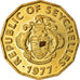 Coin, Seychelles, 10 Cents, 1977, British Royal Mint, EF(40-45), Nickel-brass