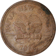 Coin, Papua New Guinea, Toea, 1978, EF(40-45), Bronze, KM:1