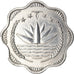 Münze, Bangladesh, 10 Poisha, 1974, SS, Aluminium, KM:7