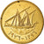 Moneta, Kuwejt, Jabir Ibn Ahmad, 5 Fils, 1976, EF(40-45), Mosiądz niklowy