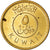 Moneta, Kuwejt, Jabir Ibn Ahmad, 5 Fils, 1976, EF(40-45), Mosiądz niklowy