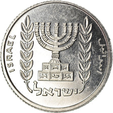 Coin, Israel, 5 New Agorot, 1982, AU(55-58), Aluminum, KM:107