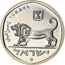 Coin, Israel, 1/2 Sheqel, 1983, Munich, Piéfort, AU(55-58), Copper-nickel