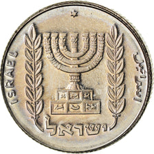 Moneta, Israel, 5 New Agorot, 1983, Munich, Piéfort, AU(55-58), Miedź-Nikiel