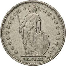 SWITZERLAND, Franc, 1969, Bern, KM #24a.1, AU(55-58), Copper-Nickel, 23.2, 4.22