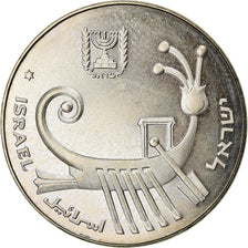 Coin, Israel, 10 Sheqalim, 1984, Bern, Piéfort, AU(55-58), Copper-nickel