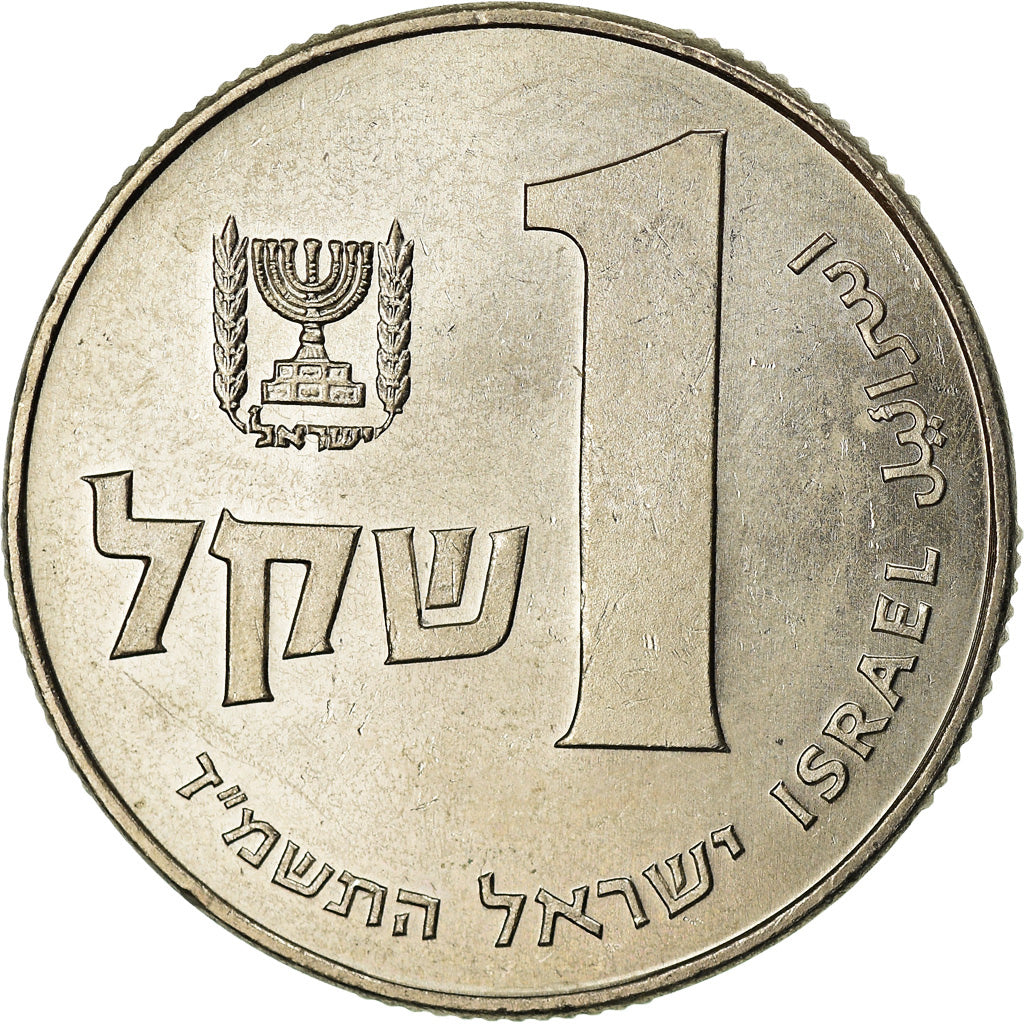 Coin, Israel, Sheqel, 1984, EF(40-45), Copper-nickel, KM:111