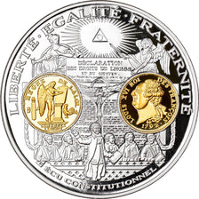 France, Medal, Histoire de la Monnaie Française, Ecu Constitutionnel