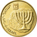 Moneda, Israel, 10 Agorot, 1987, MBC, Aluminio - bronce, KM:158