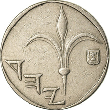 Monnaie, Israel, New Sheqel, 1987, TTB, Copper-nickel, KM:163