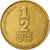 Moneda, Israel, 1/2 New Sheqel, 1989, MBC, Aluminio - bronce, KM:159