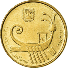 Coin, Israel, Agora, 1989, Jerusalem, EF(40-45), Aluminum-Bronze, KM:156