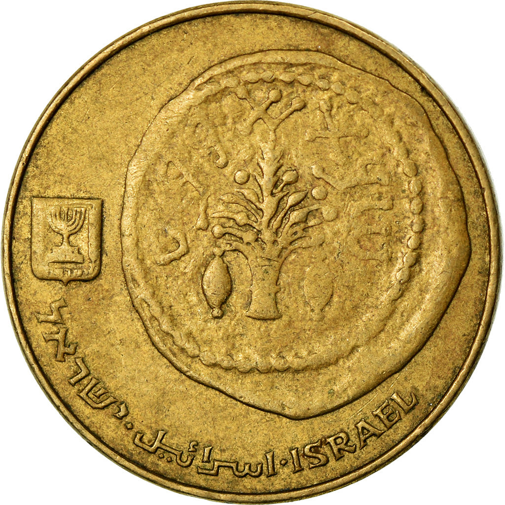 Coin, Israel, 5 Agorot, 1989, EF(40-45), Aluminum-Bronze, KM:157