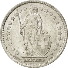 SWITZERLAND, Franc, 1914, Bern, KM #24, AU(55-58), Silver, 23.2, 4.97