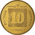 Moneda, Israel, 10 Agorot, 1989, MBC, Aluminio - bronce, KM:173
