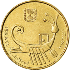 Coin, Israel, Agora, 1990, EF(40-45), Aluminum-Bronze, KM:171