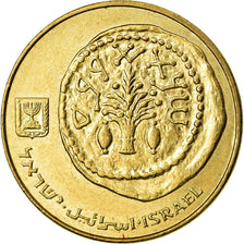Coin, Israel, 5 Agorot, 1990, EF(40-45), Aluminum-Bronze, KM:157