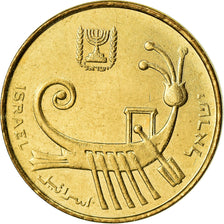 Coin, Israel, Agora, 1991, EF(40-45), Aluminum-Bronze, KM:171