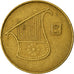Coin, Israel, 1/2 New Sheqel, 1991, EF(40-45), Aluminum-Bronze, KM:174