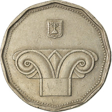Moneda, Israel, 5 New Sheqalim, 1991, MBC, Cobre - níquel, KM:217