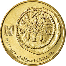 Coin, Israel, 5 Agorot, 1993, EF(40-45), Aluminum-Bronze, KM:172